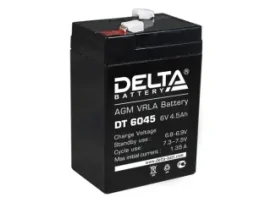Аккумуляторная батарея Delta DT 6045 (6V / 4.5Ah)
